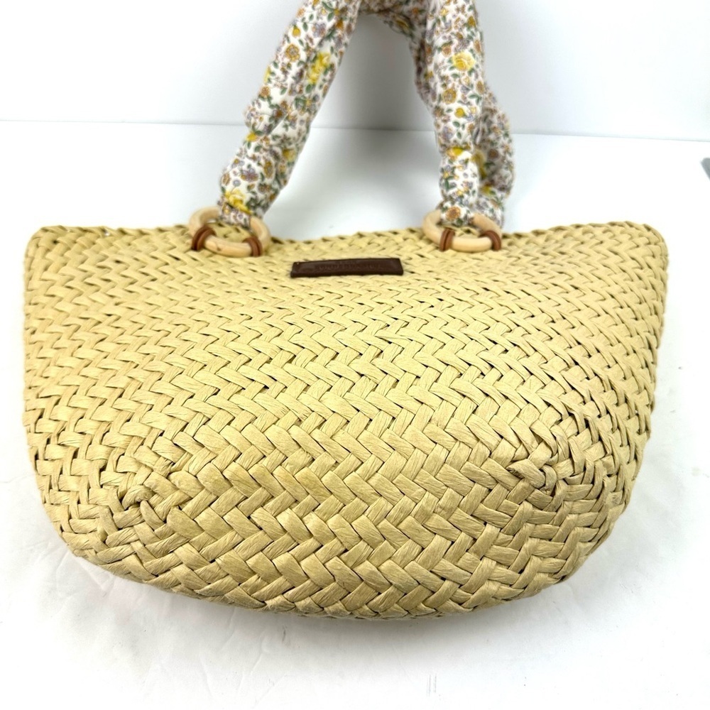 Becksondergaard Straw Handbag Womens Shoulder Bag‎ Cloth Straps - Picture 4 of 13